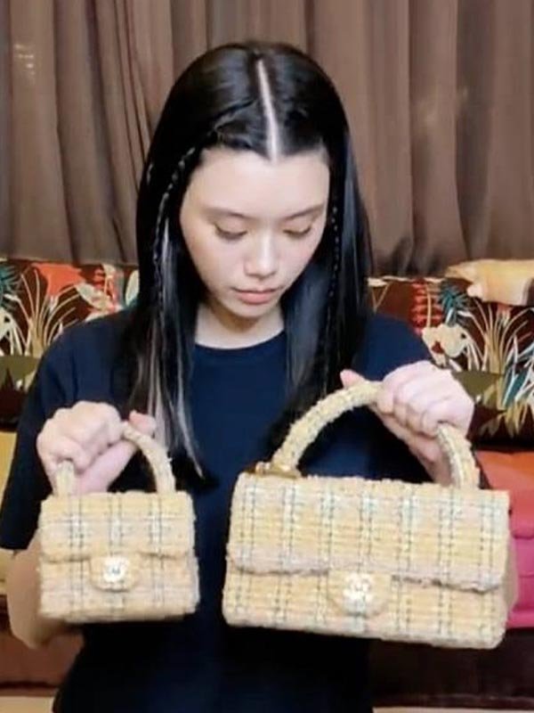 Xi Mengyao CHANEL mother and child bag