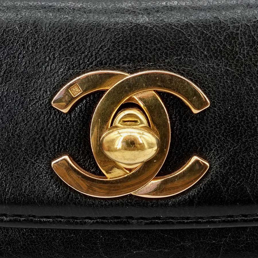 Chanel Vintage CC Lock Gold Stamp