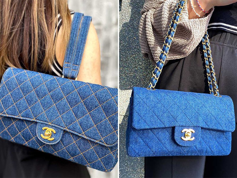 CHANEL denim bag collection